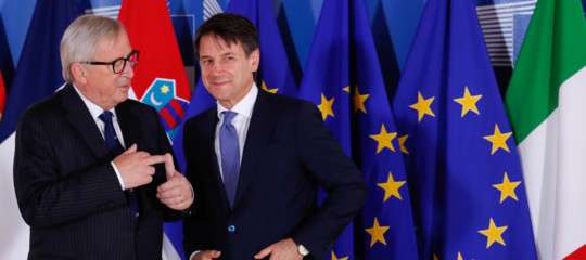 Conte faccia a faccia con leuropa