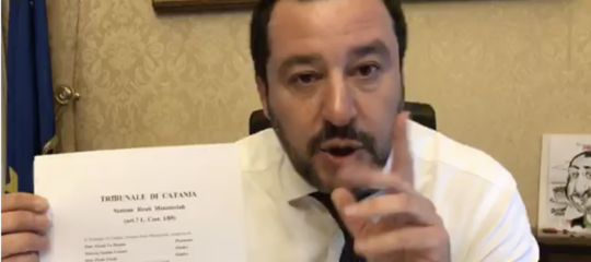 Salvini sul caso diciotti mi dichiaro colpevole