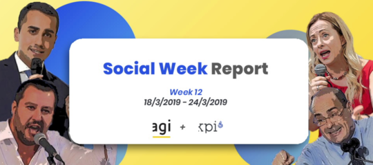 I temi politici piu discussi sui social la settimana scorsa