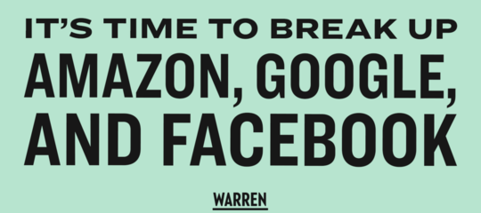 Il piano per fare a pezzi amazon google e facebook ma non apple spiegato