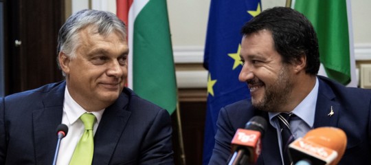 Orban rischia lespulsione dal ppe ma ce salvini che lo attende