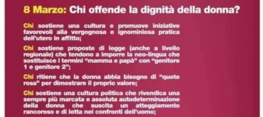 Un volantino dei giovani leghisti crotonesi fa infuriare le donne