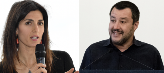 Salvini ha di nuovo duramente incalzato la raggi sul degrado di roma