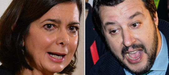 Il battibecco tra salvini e boldrini dopo il comizio a forli