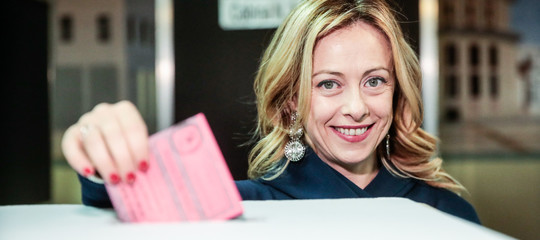 Meloni nel paese ce una maggioranza lega fdi