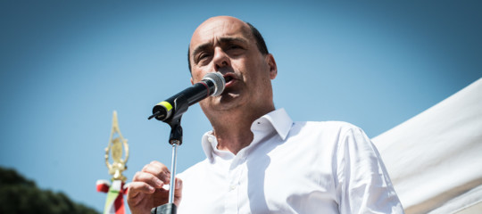 Zingaretti il paese e fermo e il governo se ne lava le mani