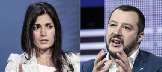 Il blitz di raggi a casapound e una sfida a salvini