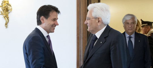 In corso colloquio al quirinale tra conte e mattarella