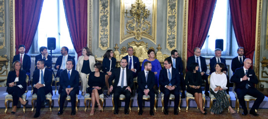 Il giuramento dei ministri del conte bis