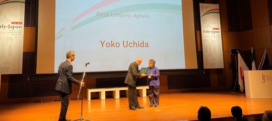 Insignito a yoko uchida il premio umberto agnelli al giornalismo