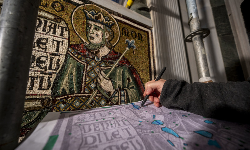 firenze tornano a risplendere mosaici trecenteschi battistero