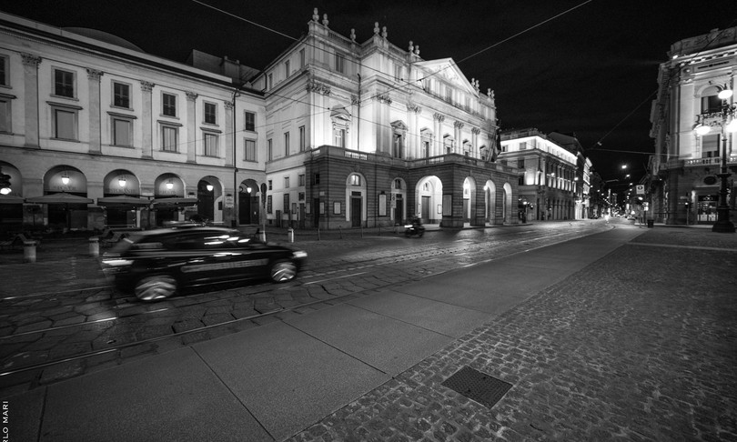 mostra milano città&nbsp;vista carabinieri lockdown